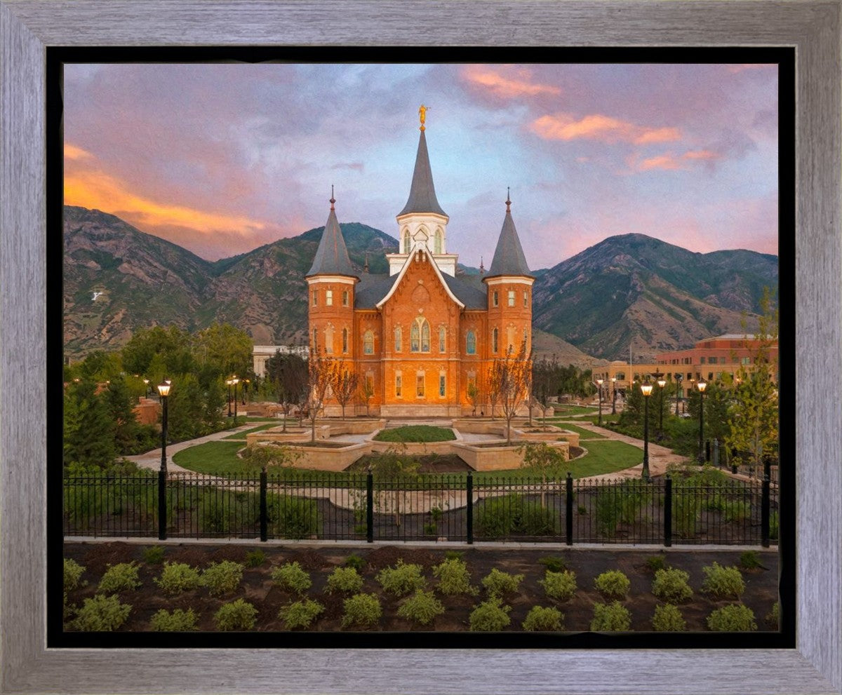 Provo CC Evening Glow Gallery Wrap
