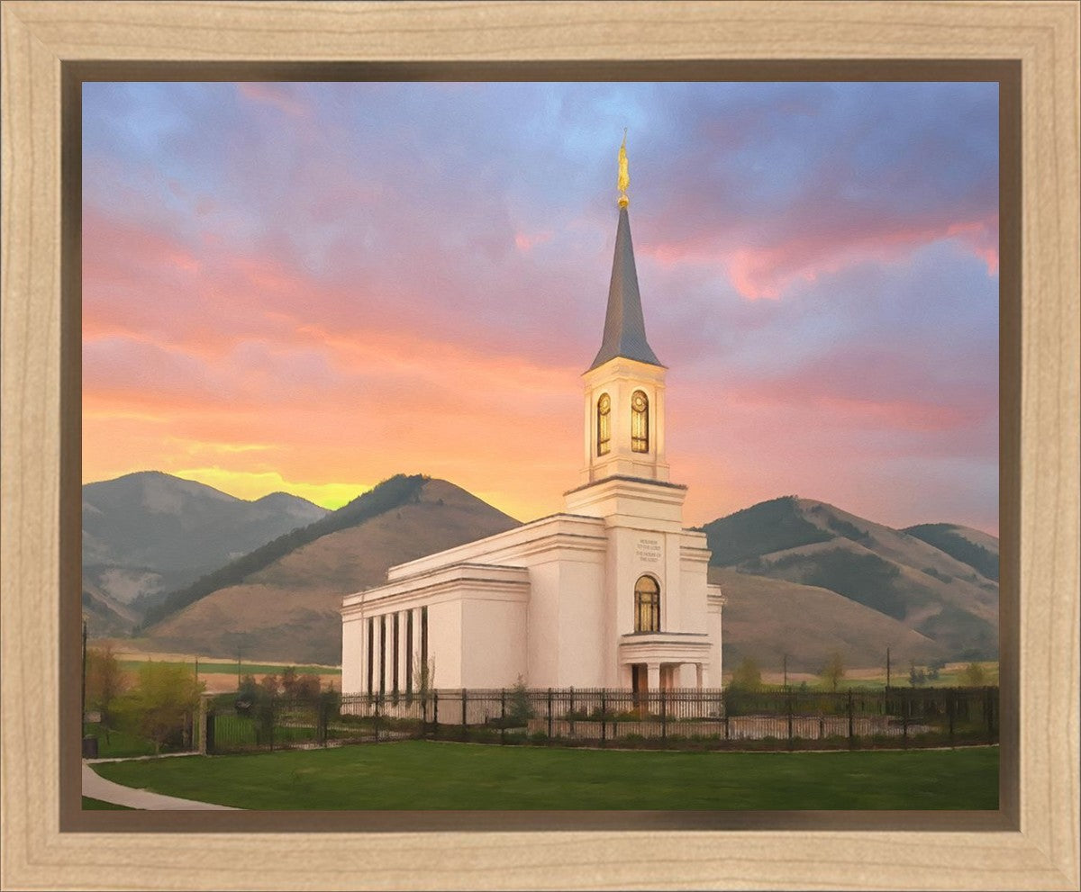 Star Valley Painted Gallery Wrap