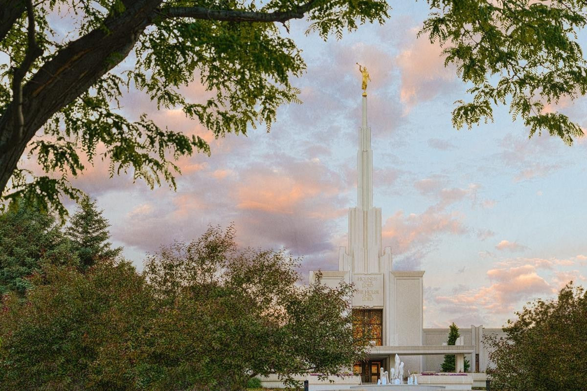 Denver Temple 01 Gallery Wrap