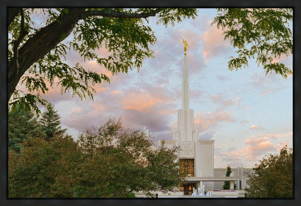 Denver Temple 01 Gallery Wrap