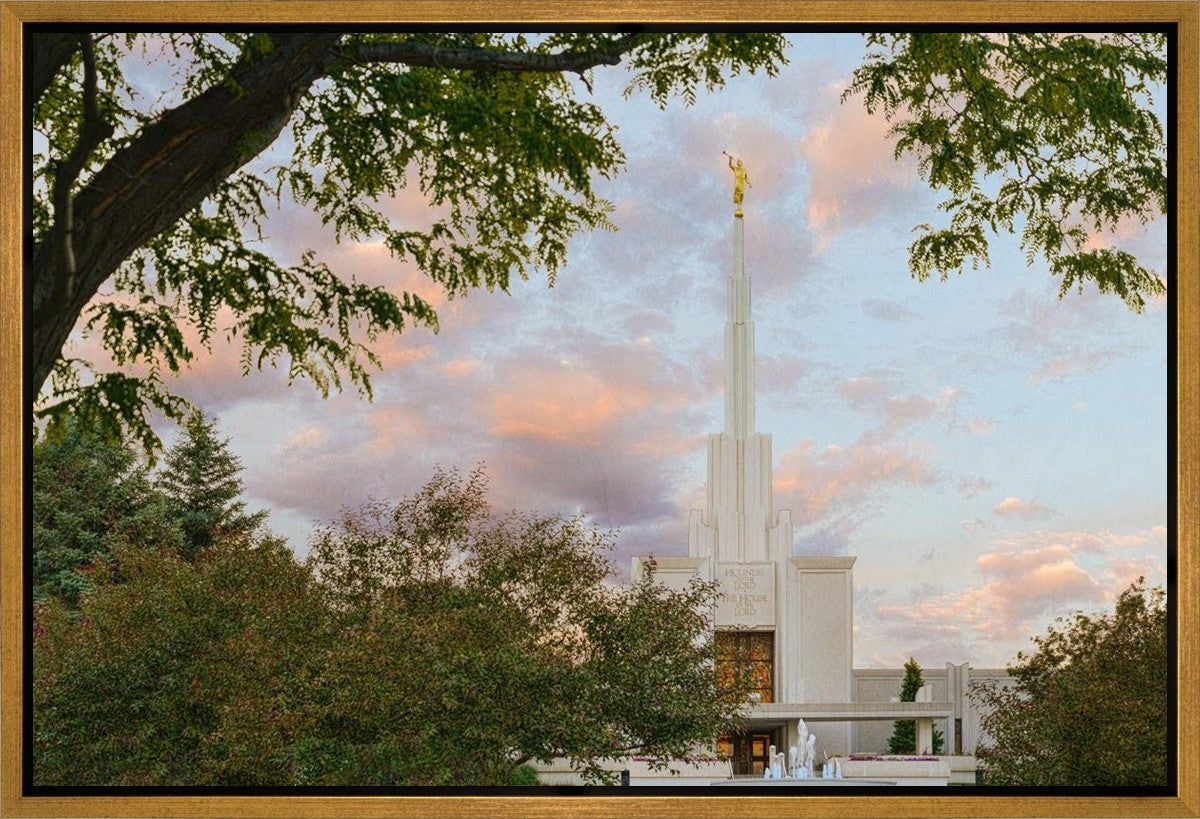 Denver Temple 01 Gallery Wrap