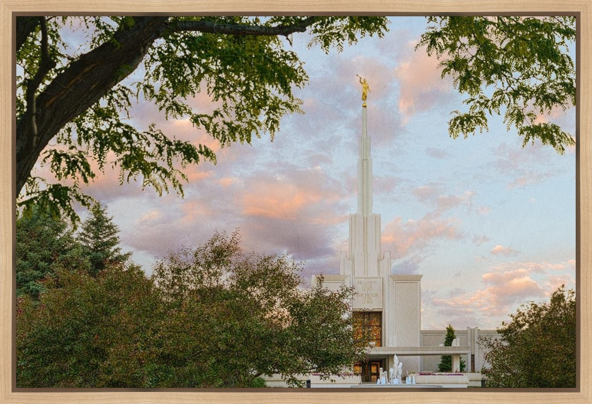 Denver Temple 01 Gallery Wrap