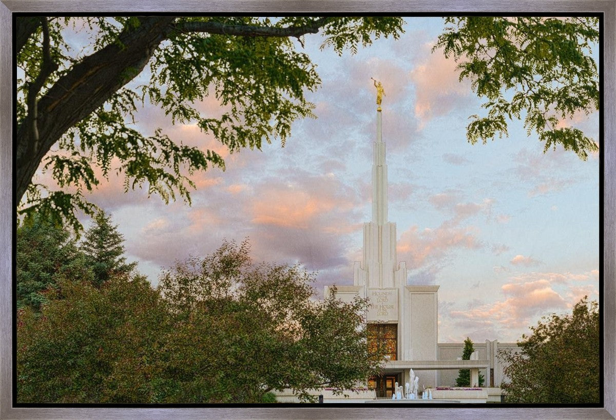 Denver Temple 01 Gallery Wrap