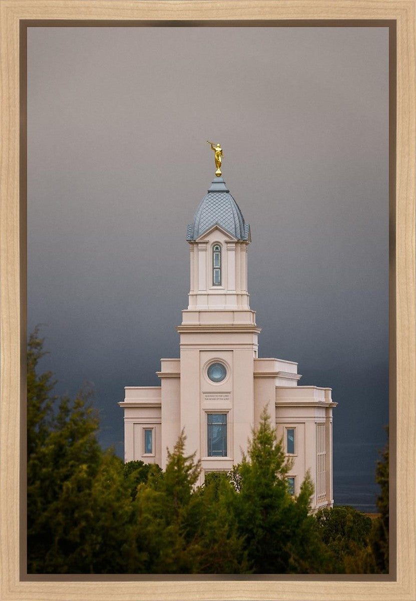 Cedar City Storm Clouds Gallery Wrap