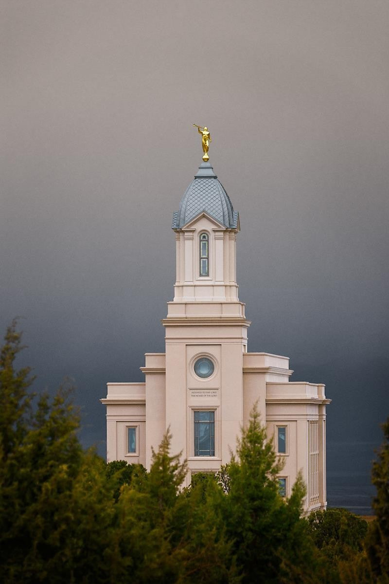 Cedar City Storm Clouds Gallery Wrap
