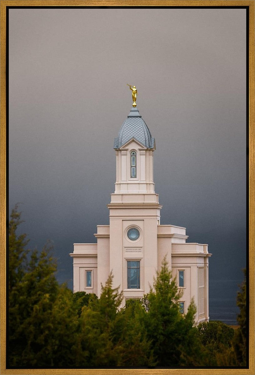 Cedar City Storm Clouds Gallery Wrap