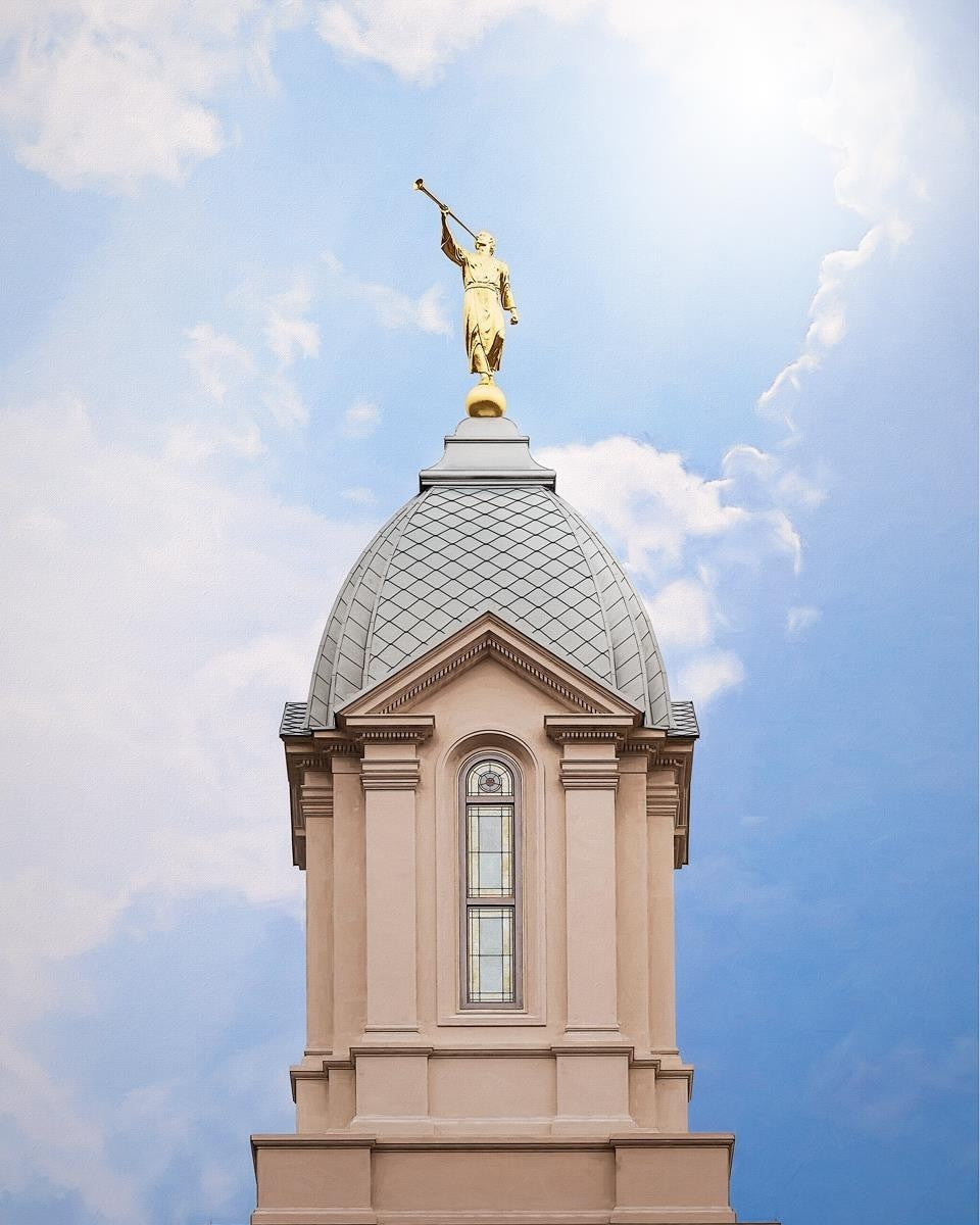 Cedar City Temple Spire Gallery Wrap