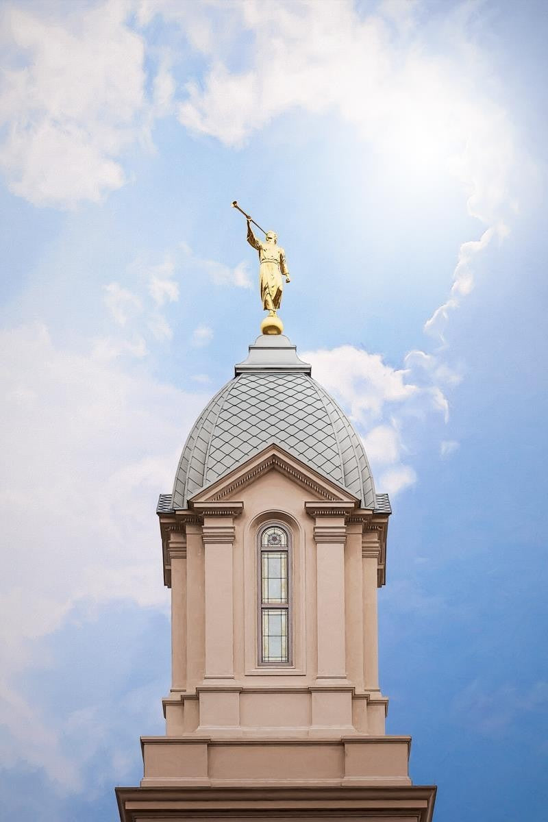 Cedar City Temple Spire Gallery Wrap