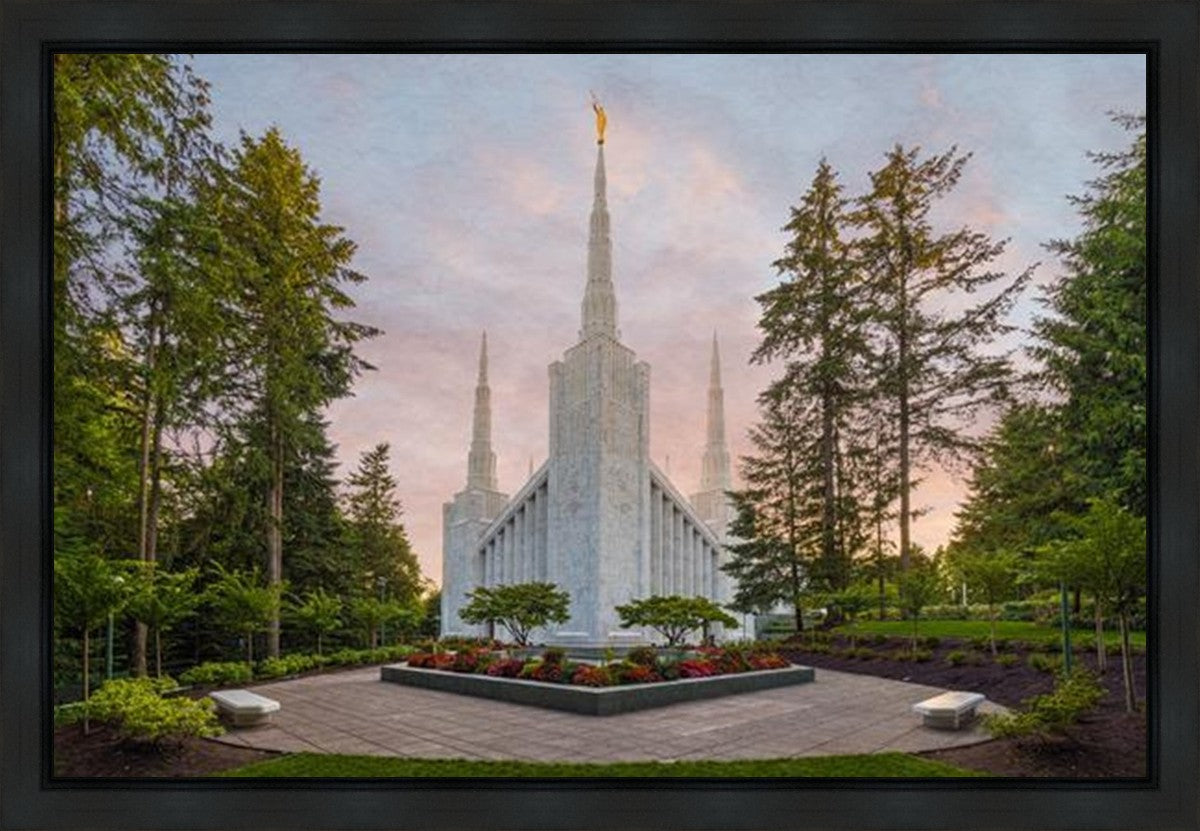 Portland Temple 01 Gallery Wrap