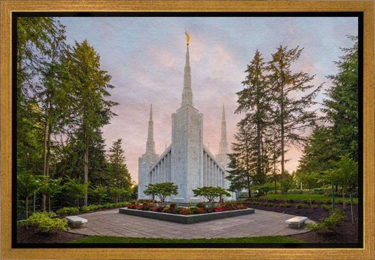 Portland Temple 01 Gallery Wrap
