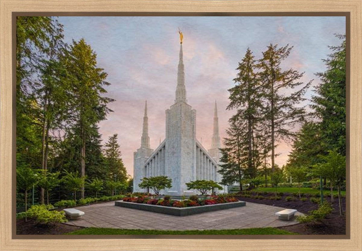Portland Temple 01 Gallery Wrap
