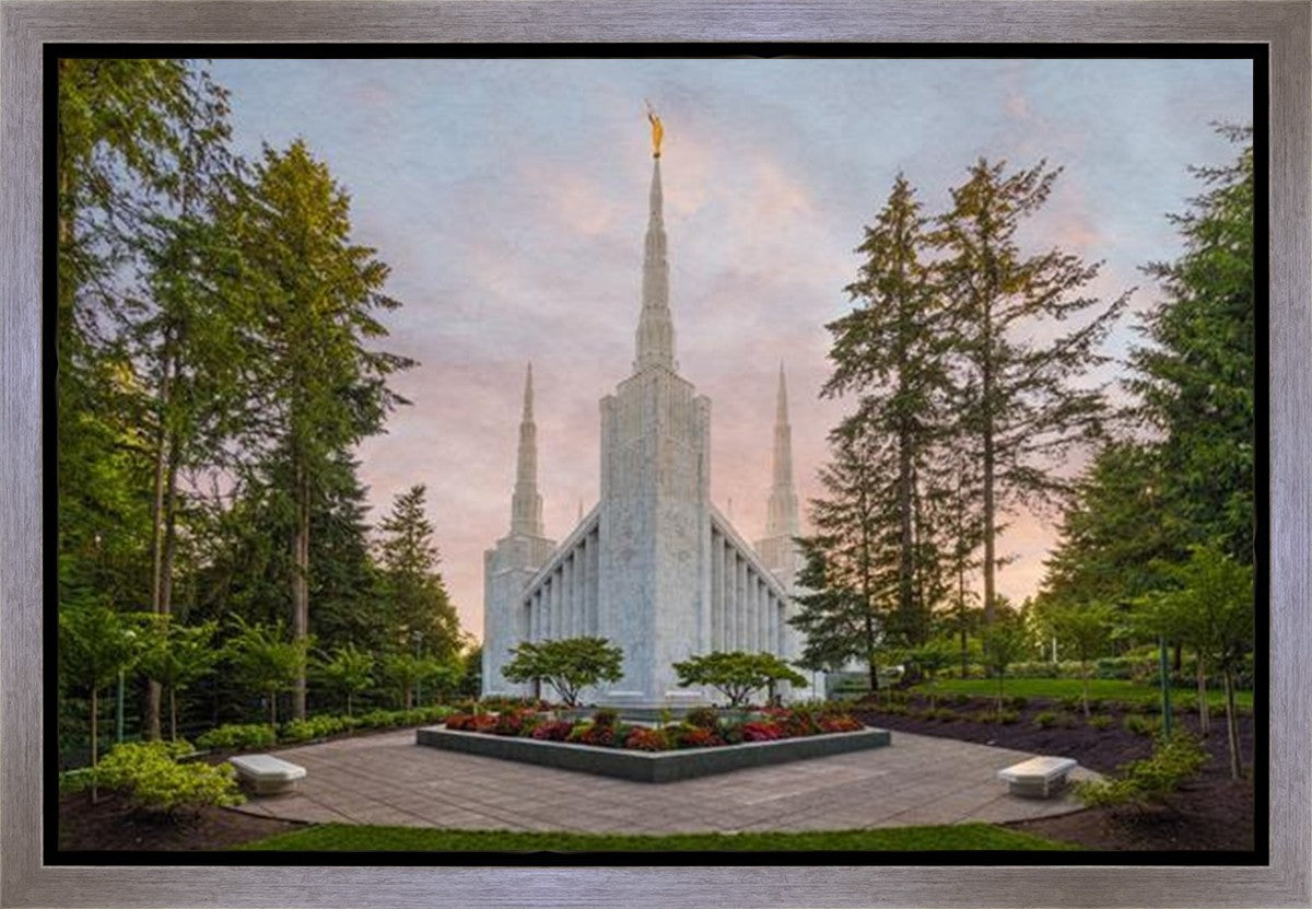 Portland Temple 01 Gallery Wrap