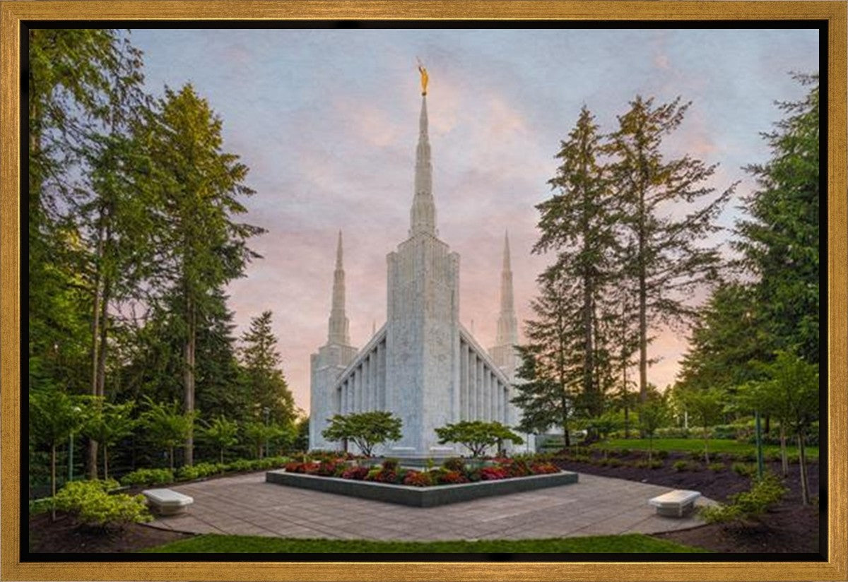 Portland Temple 01 Gallery Wrap