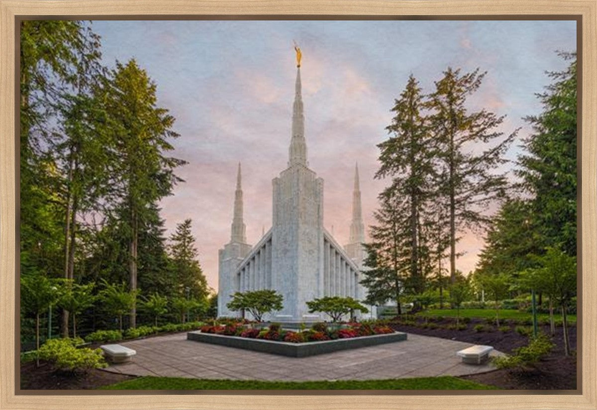 Portland Temple 01 Gallery Wrap
