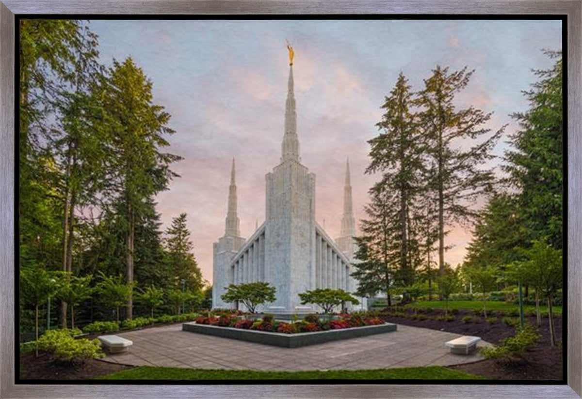 Portland Temple 01 Gallery Wrap