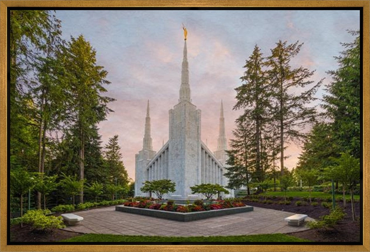 Portland Temple 01 Gallery Wrap