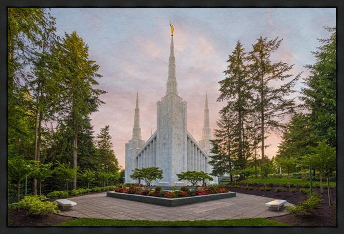 Portland Temple 01 Gallery Wrap