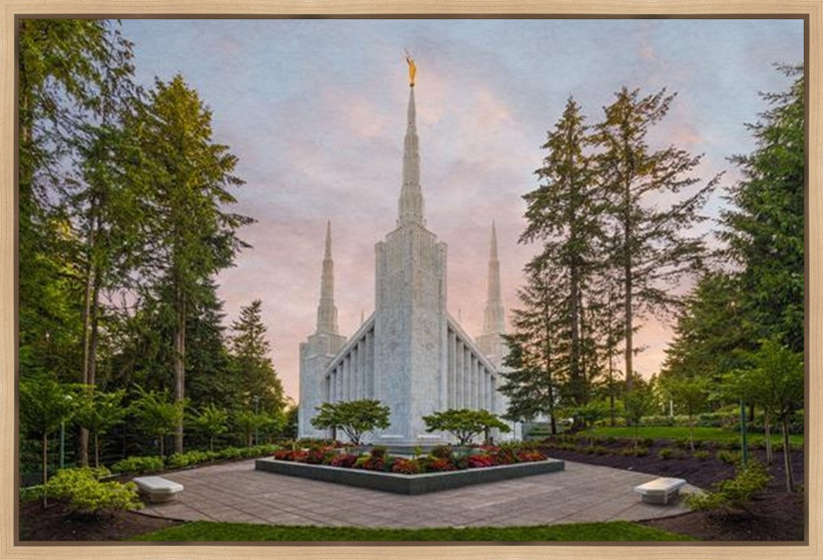 Portland Temple 01 Gallery Wrap