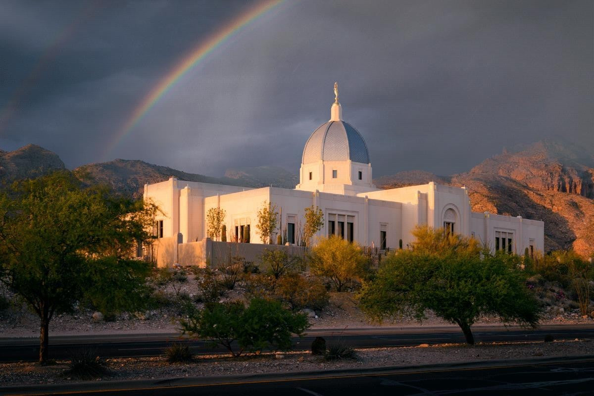 Tucson Rainbow Gallery Wrap