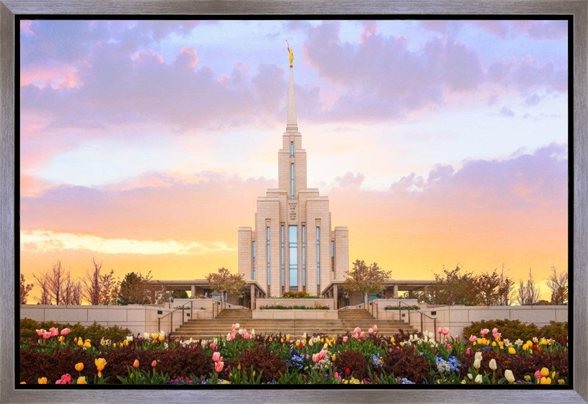 Oquirrh Mountain Peaceful Spring Gallery Wrap