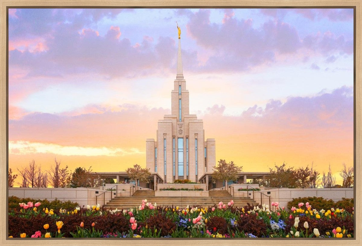 Oquirrh Mountain Peaceful Spring Gallery Wrap