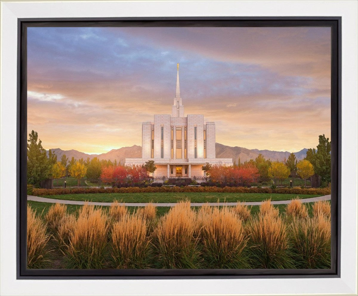 Oquirrh Mountain Sunrise Gallery Wrap