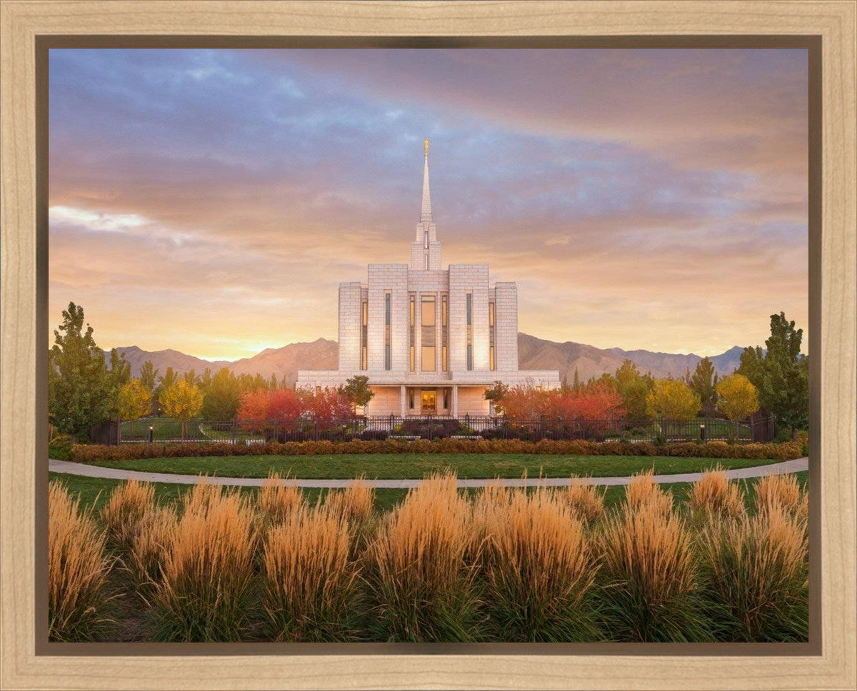 Oquirrh Mountain Sunrise Gallery Wrap