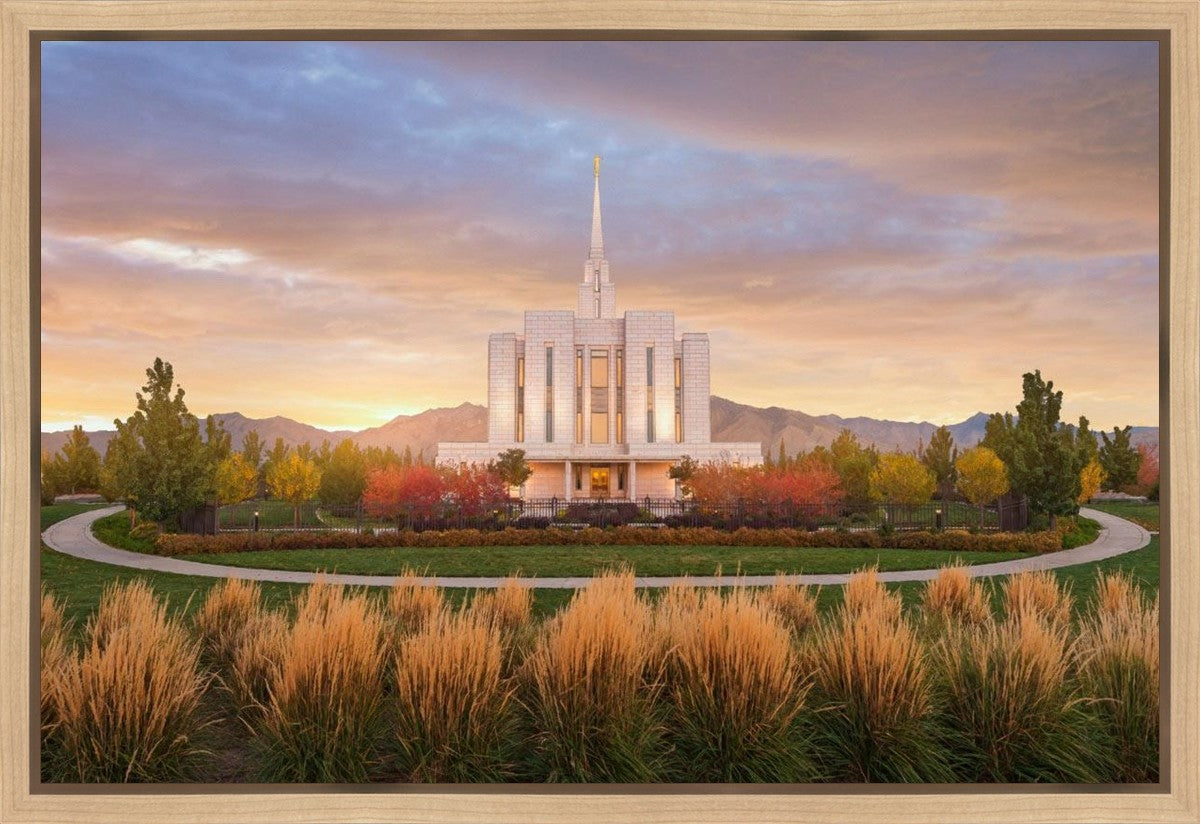 Oquirrh Mountain Sunrise Gallery Wrap
