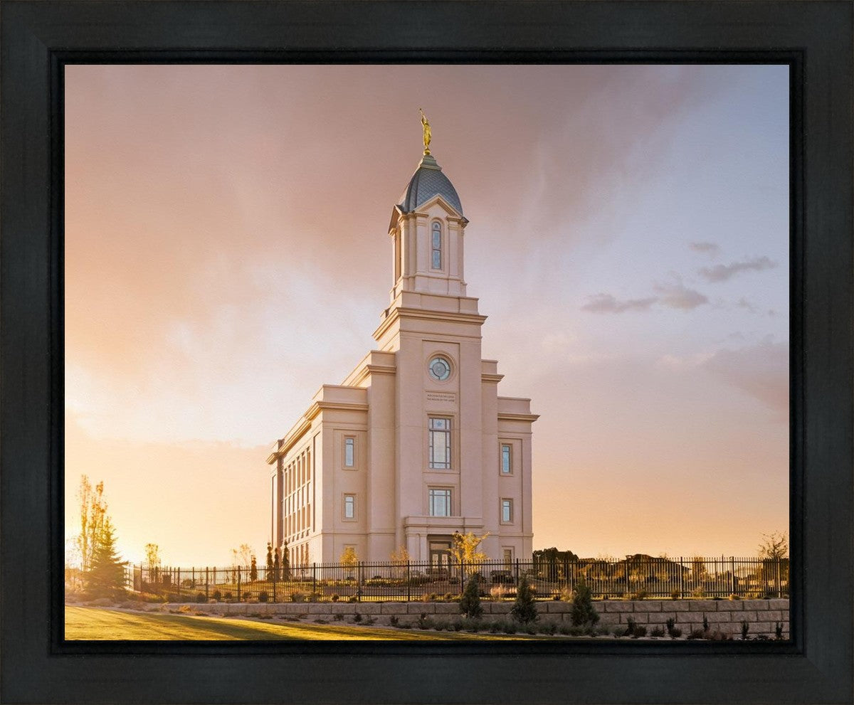 Cedar City Early Sunset Gallery Wrap