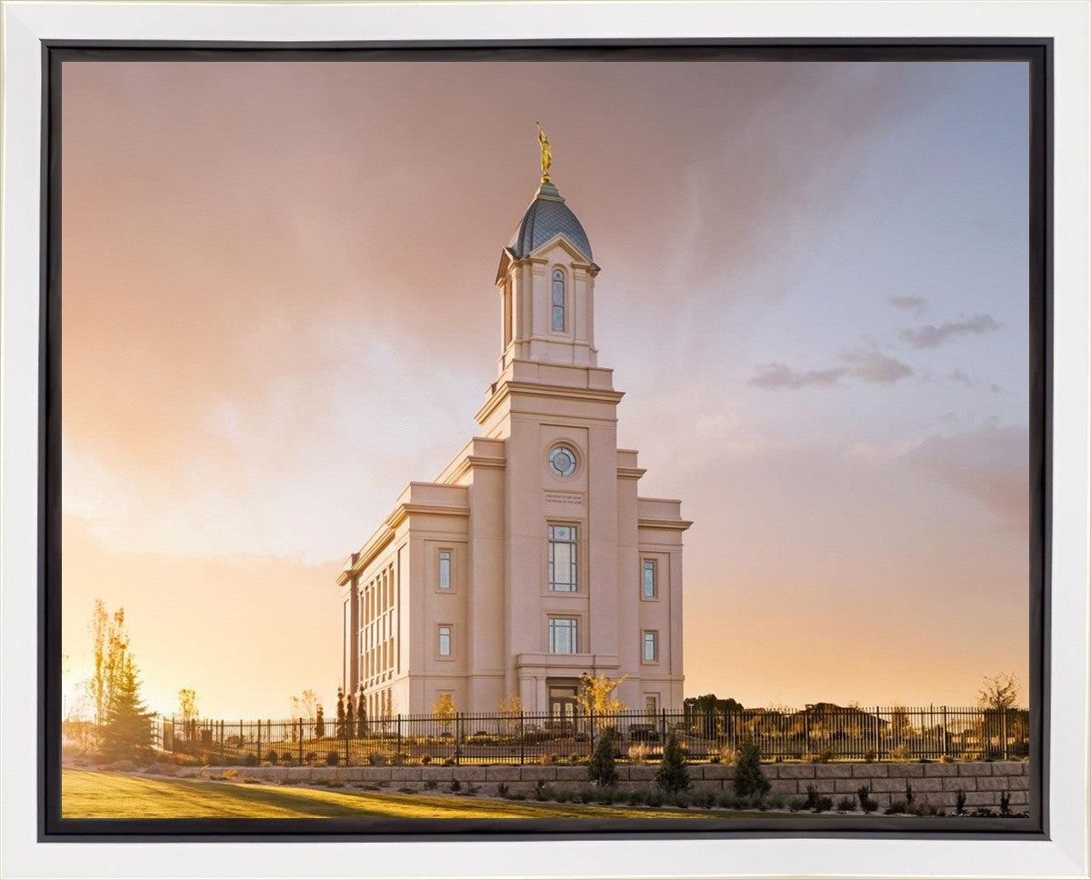 Cedar City Early Sunset Gallery Wrap