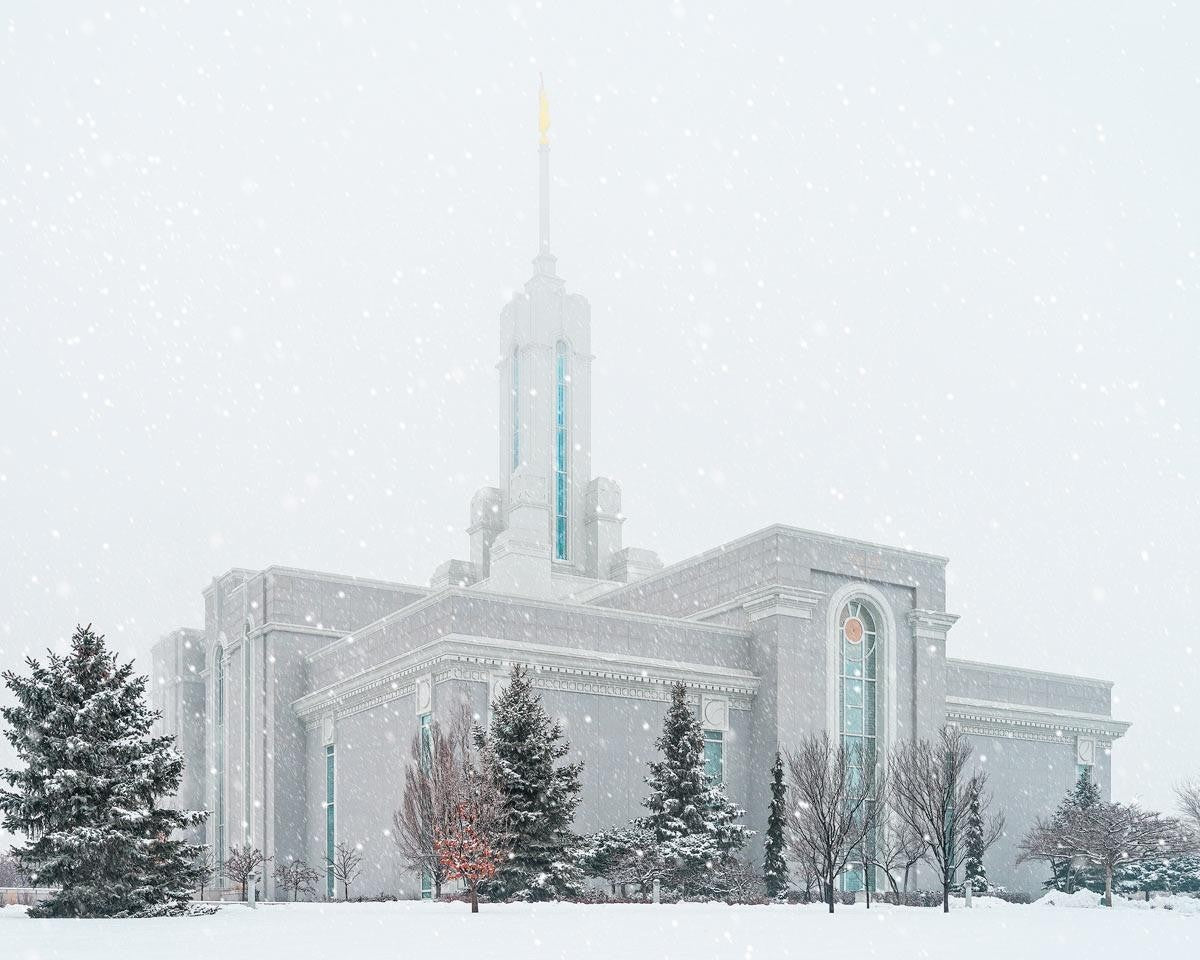 Mount Timpanogos Winter Gallery Wrap