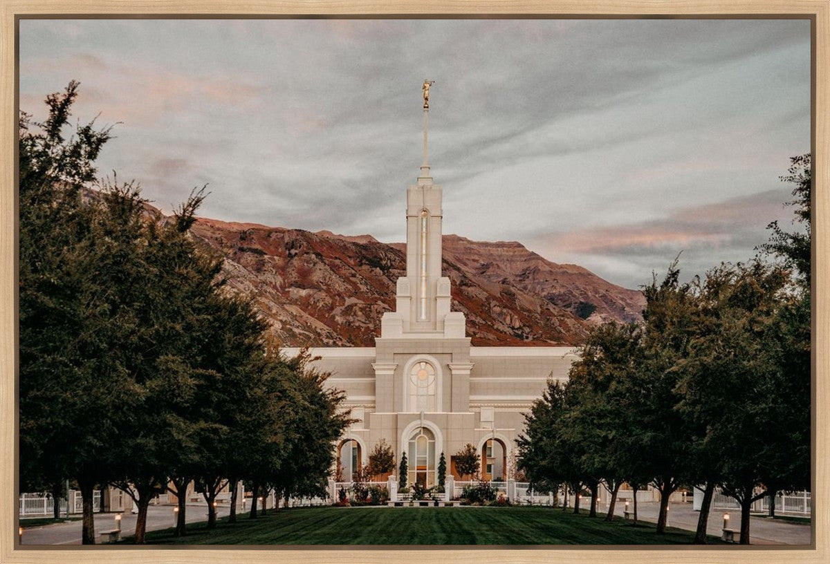 Mount Timpanogos a Firm Foundation Gallery Wrap