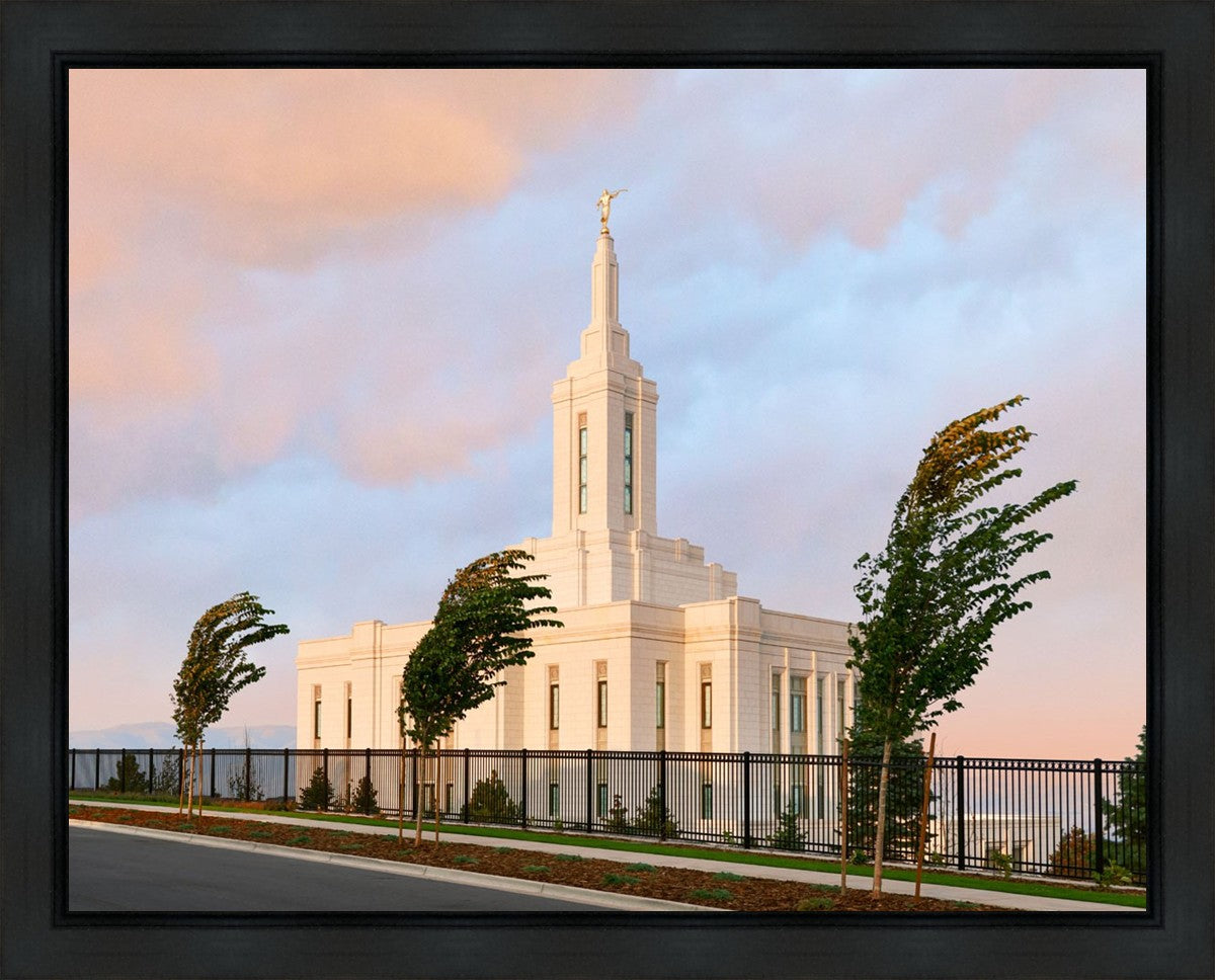 Pocatello Morning Sunrise Gallery Wrap