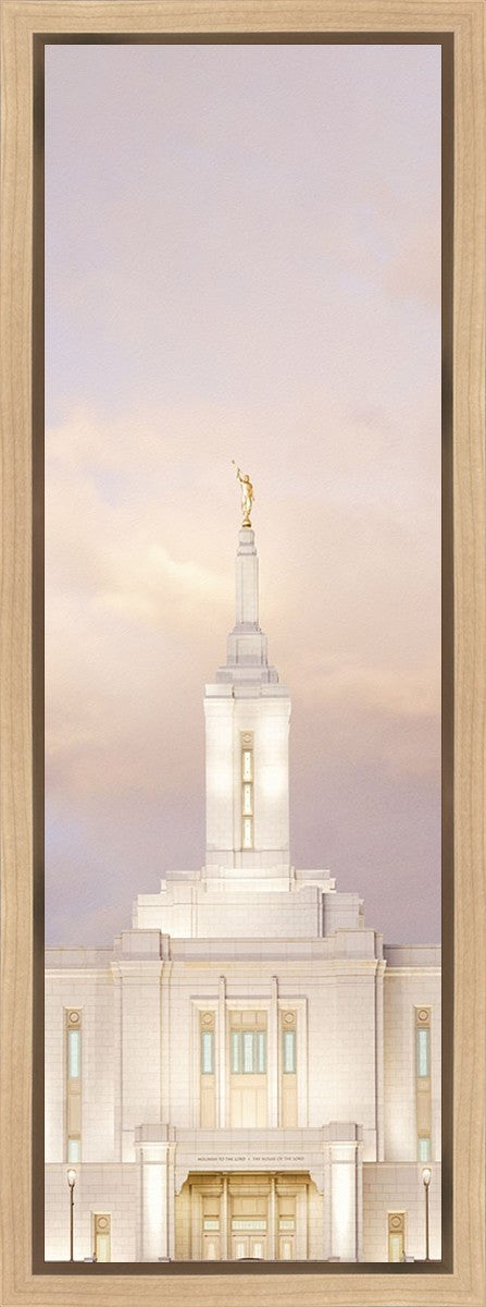 Angel Moroni Pocatello Temple Spire Gallery Wrap