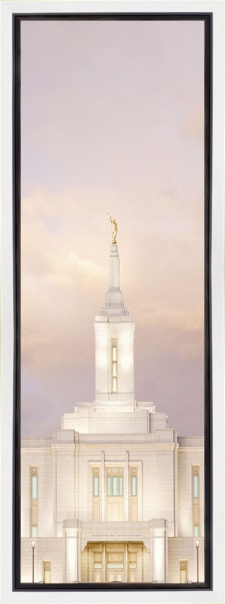Angel Moroni Pocatello Temple Spire Gallery Wrap