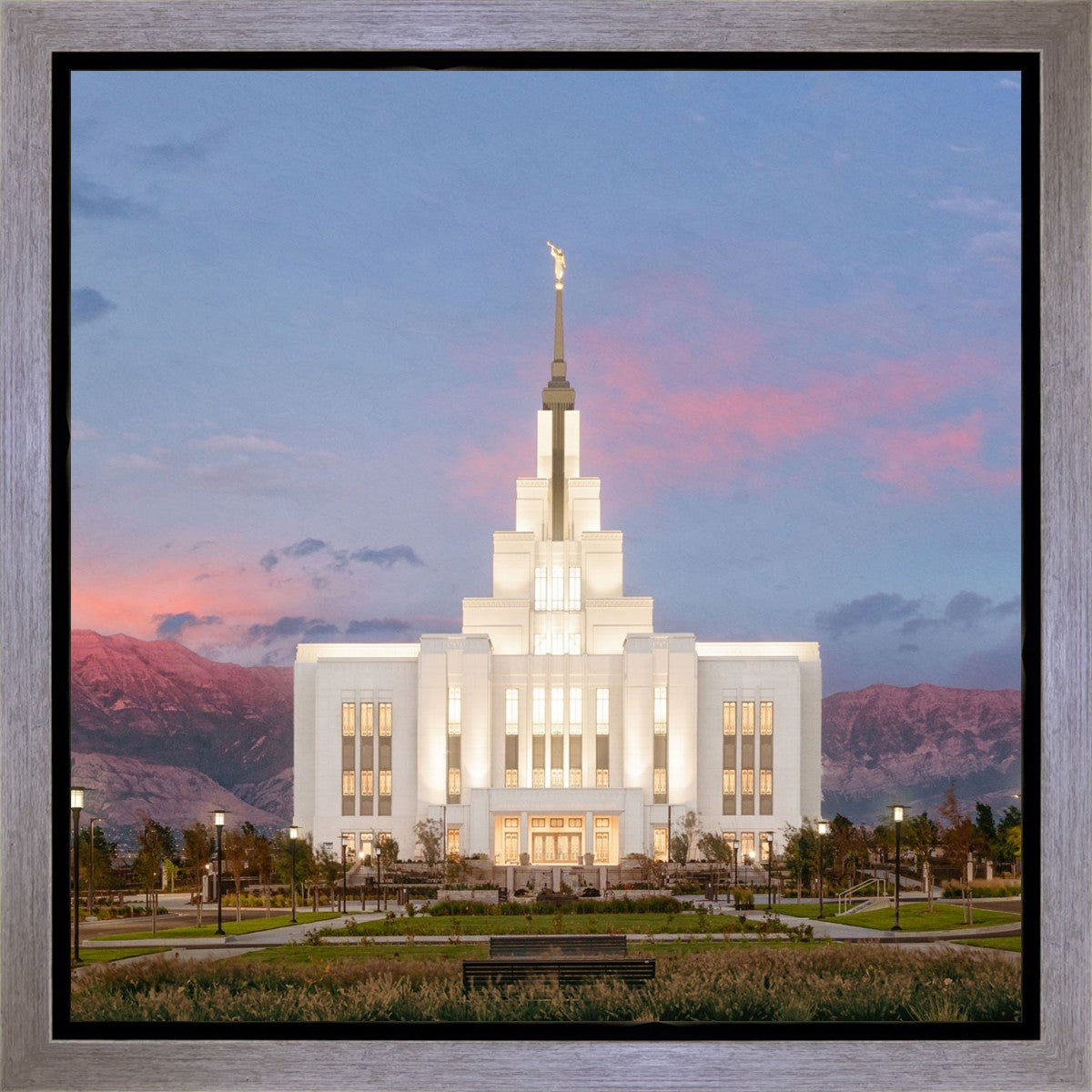 Saratoga Springs Timpanogos Glow Gallery Wrap