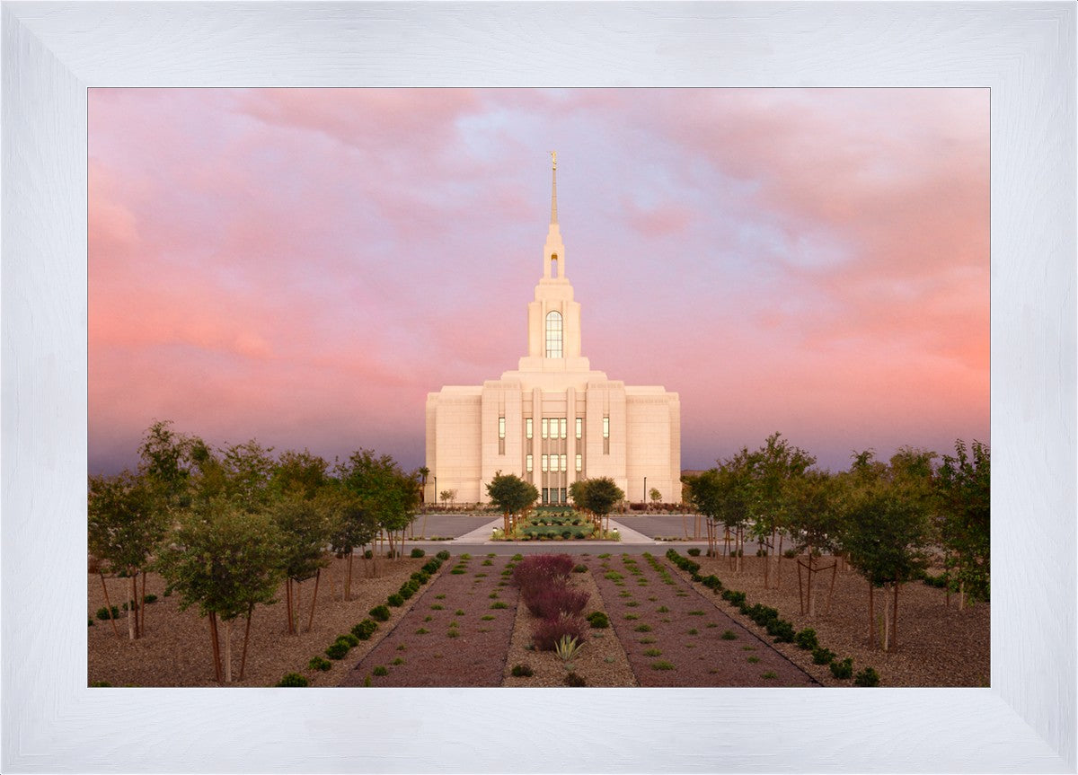Red Cliffs Utah Glowing Sunset