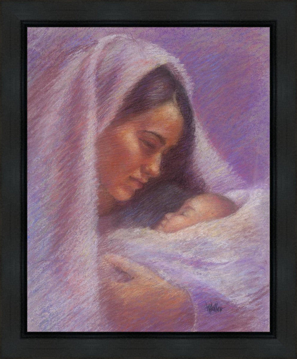Mary & Jesus Pastel Gallery Wrap