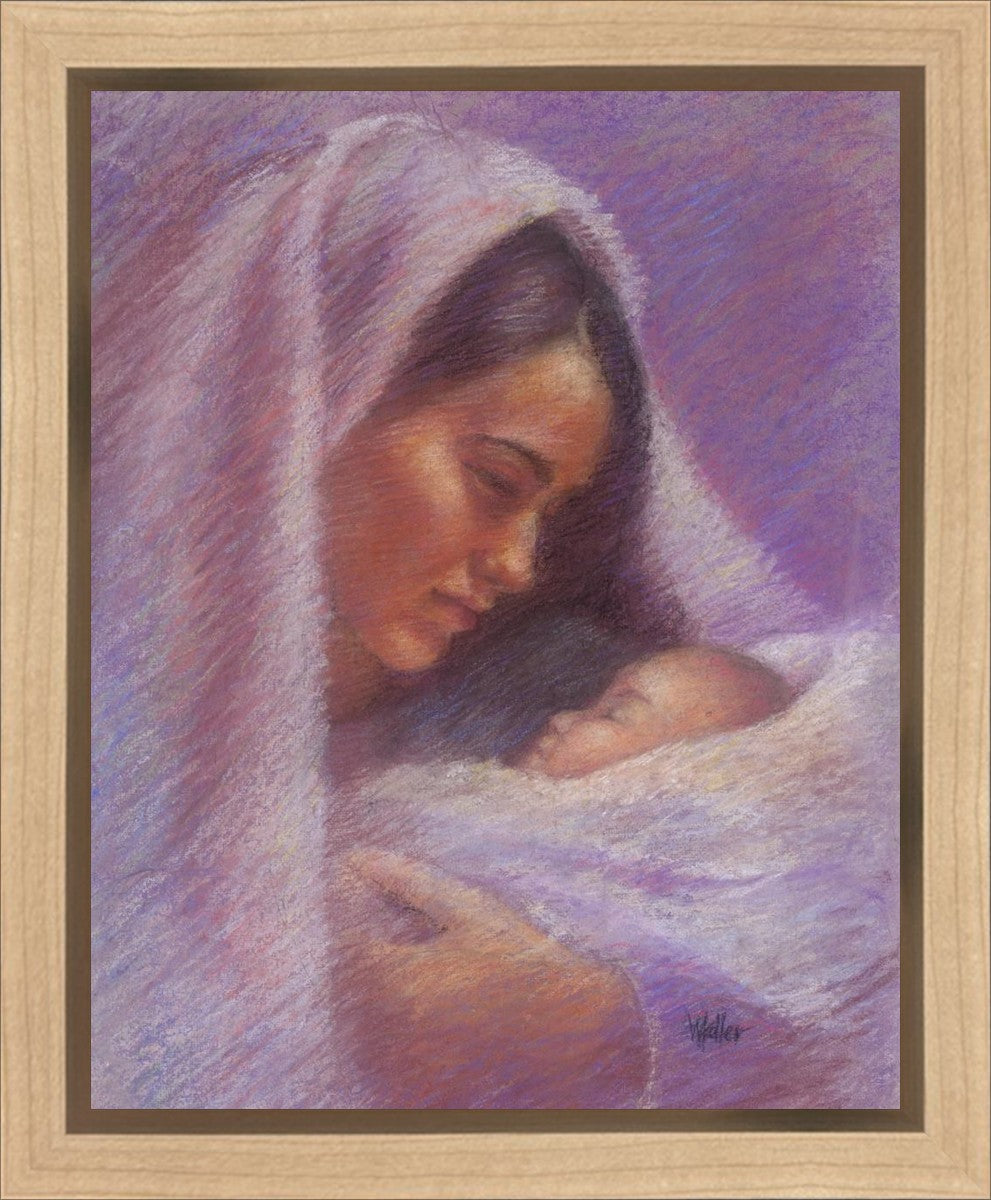 Mary & Jesus Pastel Gallery Wrap