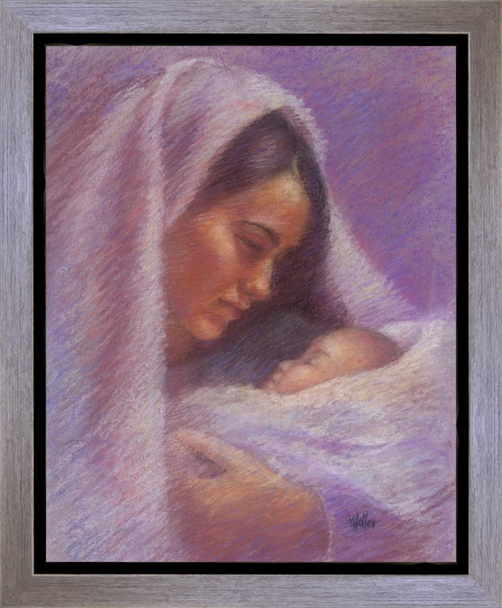 Mary & Jesus Pastel Gallery Wrap