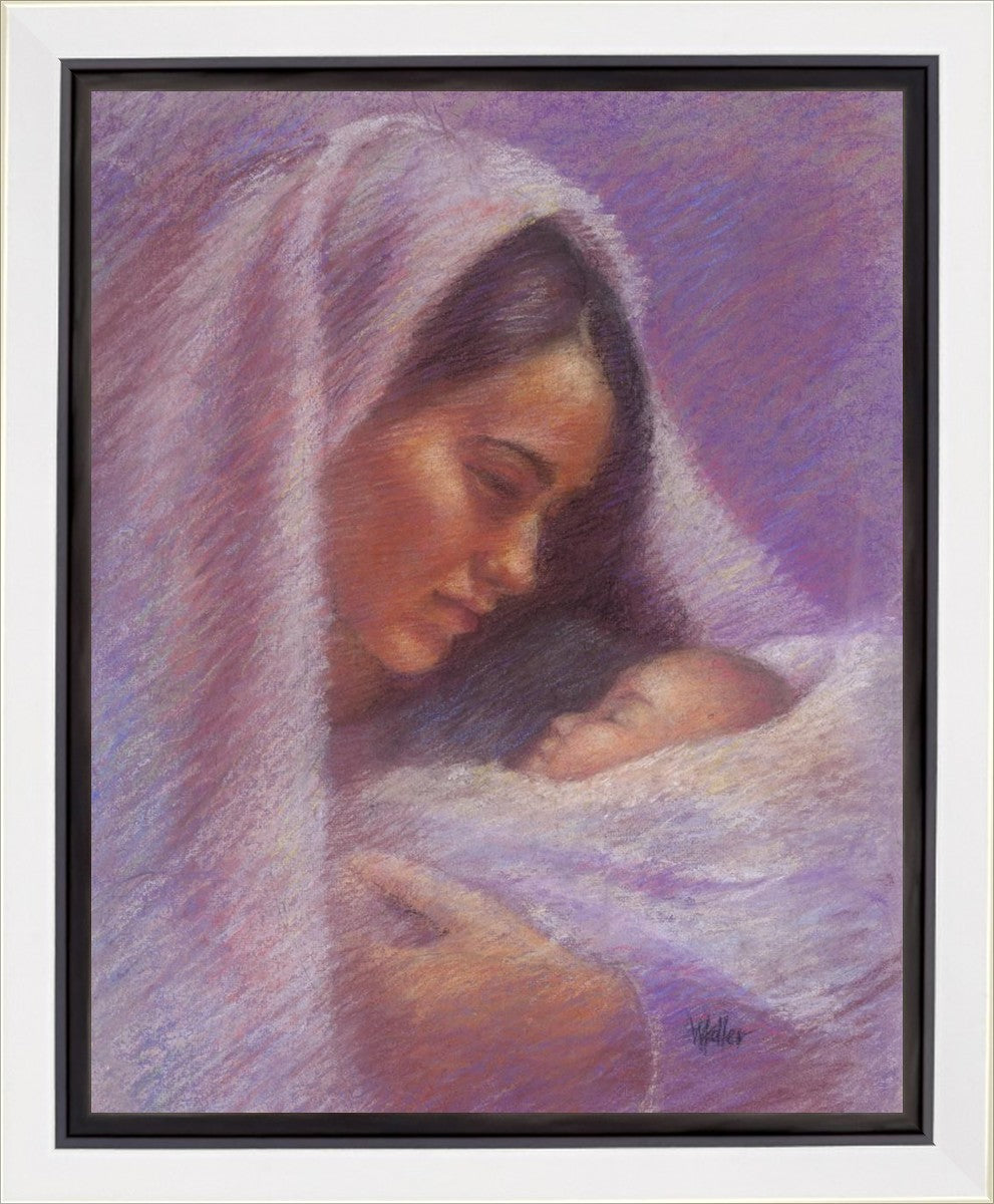Mary & Jesus Pastel Gallery Wrap