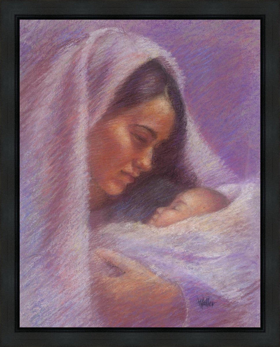 Mary & Jesus Pastel Gallery Wrap