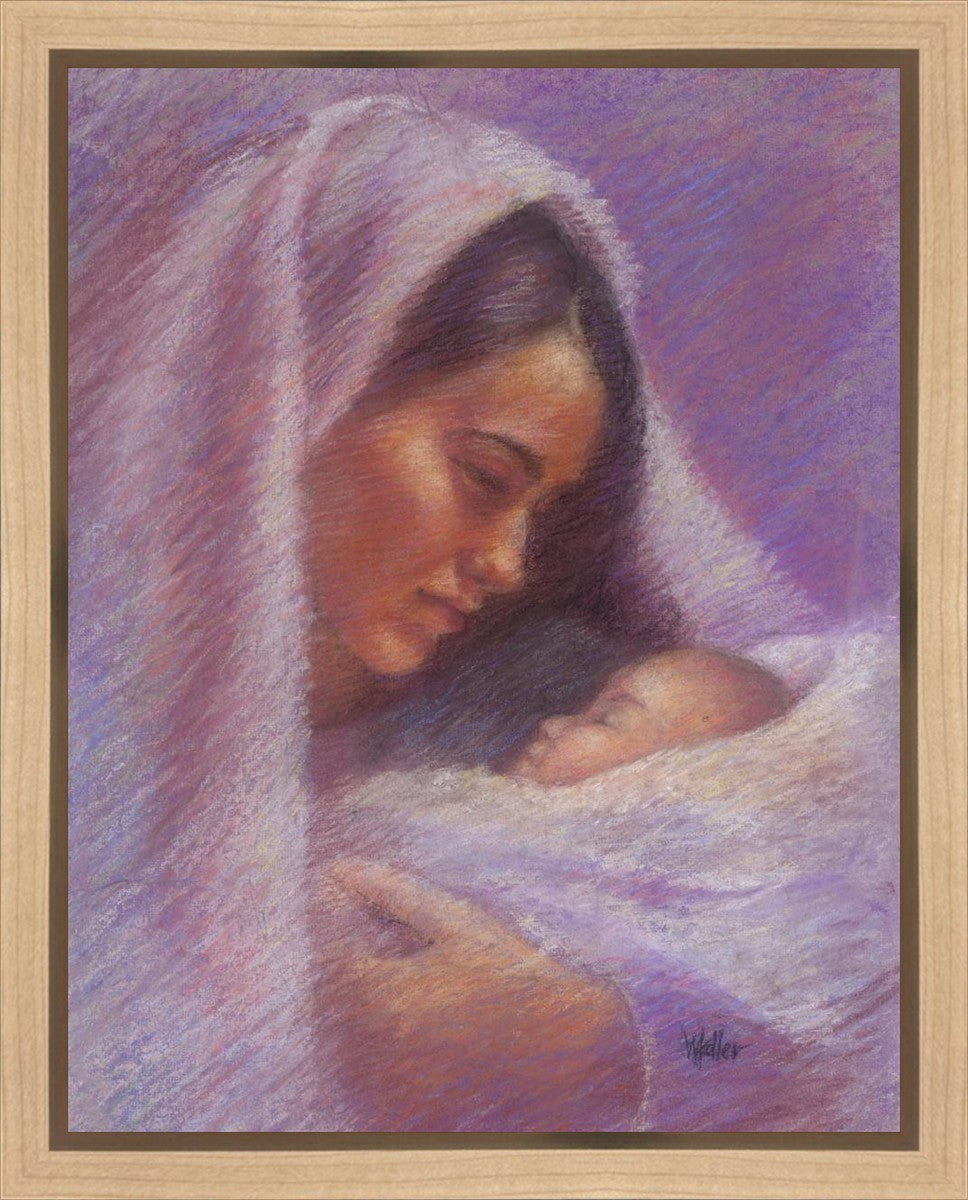 Mary & Jesus Pastel Gallery Wrap
