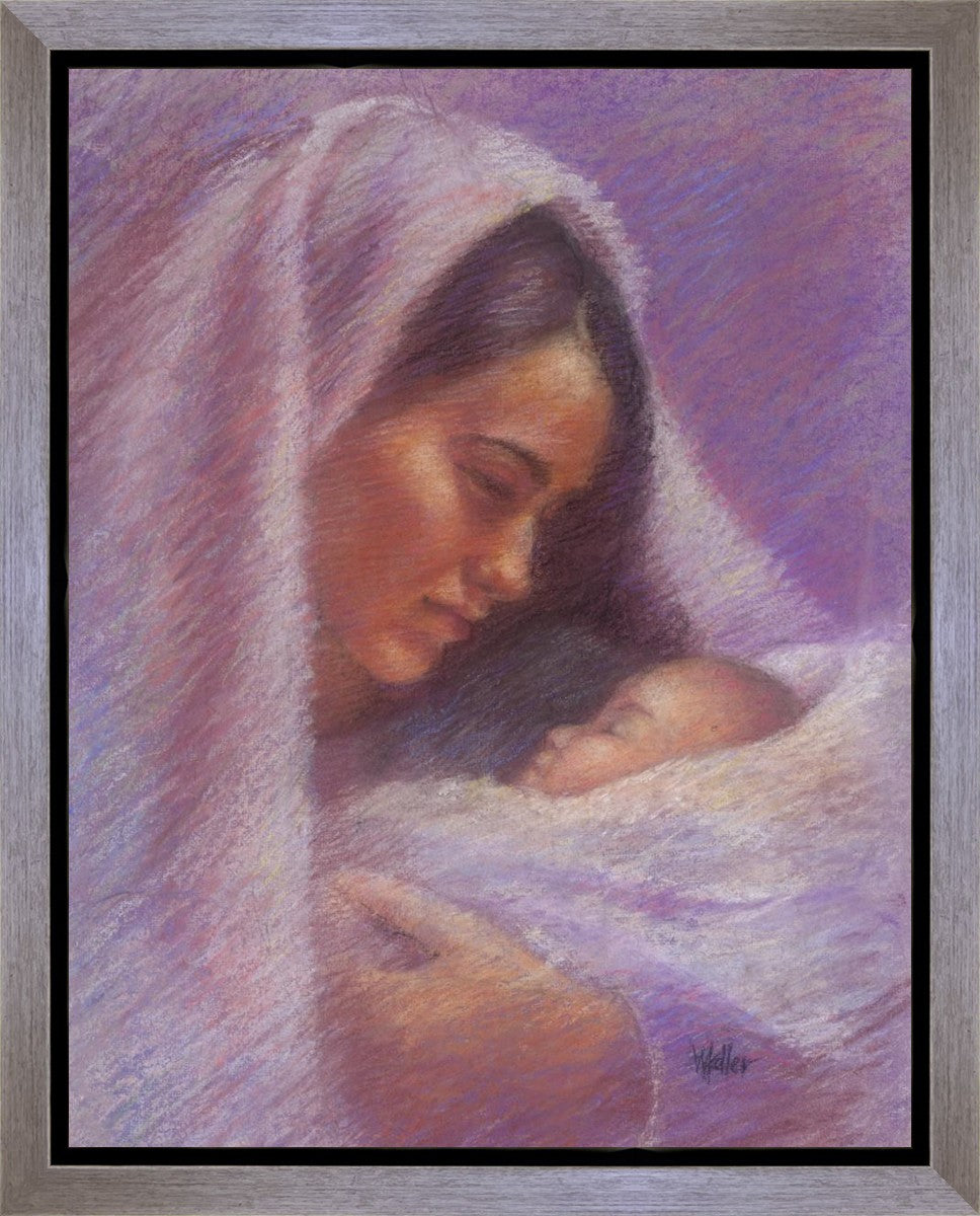 Mary & Jesus Pastel Gallery Wrap