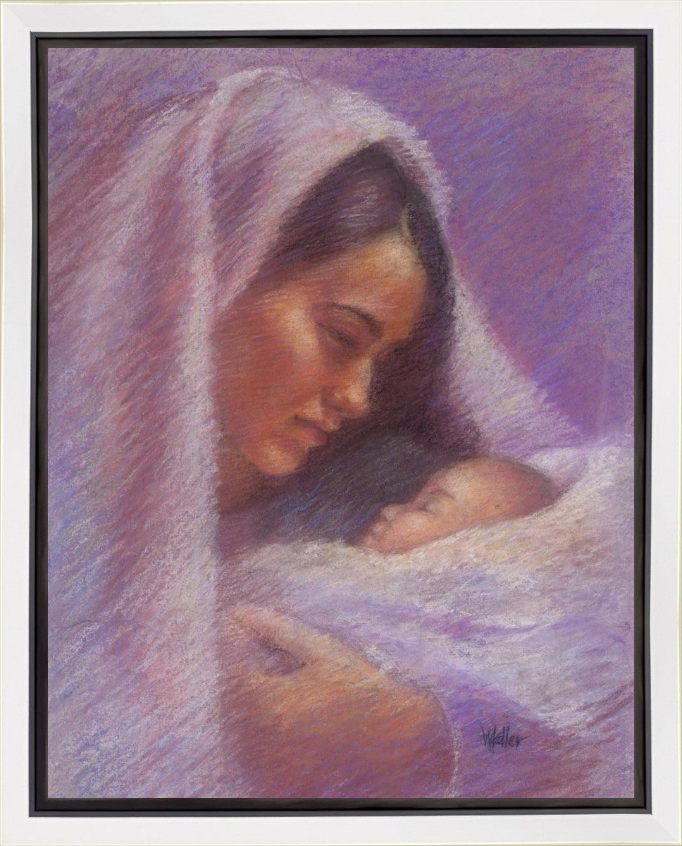 Mary & Jesus Pastel Gallery Wrap