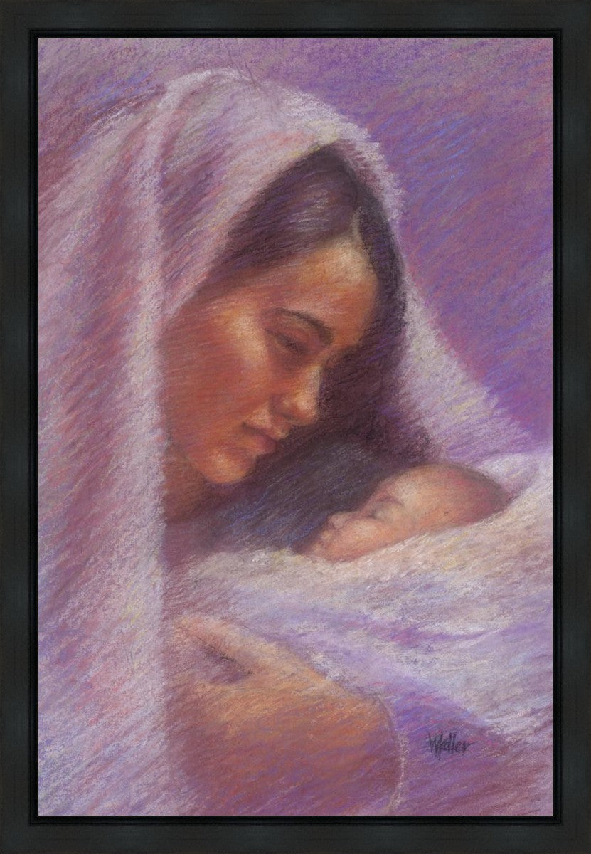Mary & Jesus Pastel Gallery Wrap