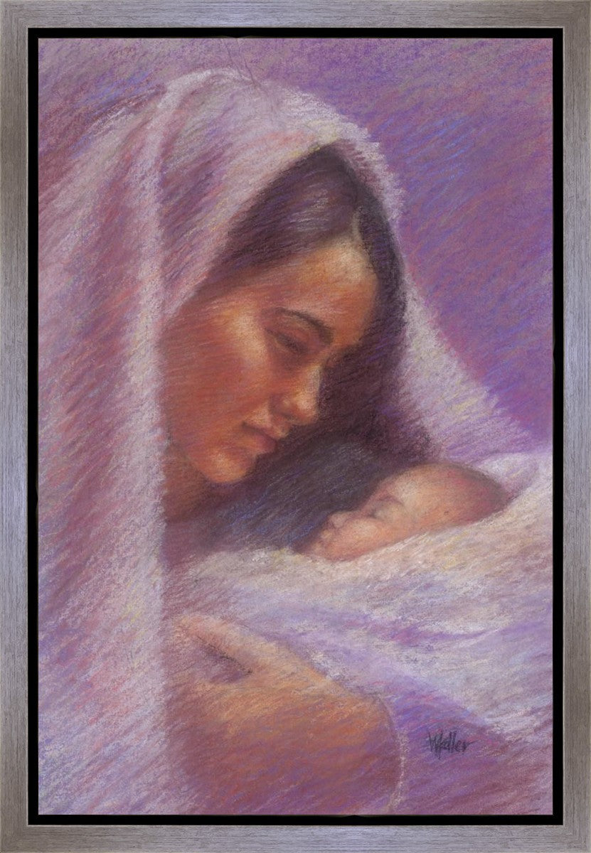 Mary & Jesus Pastel Gallery Wrap