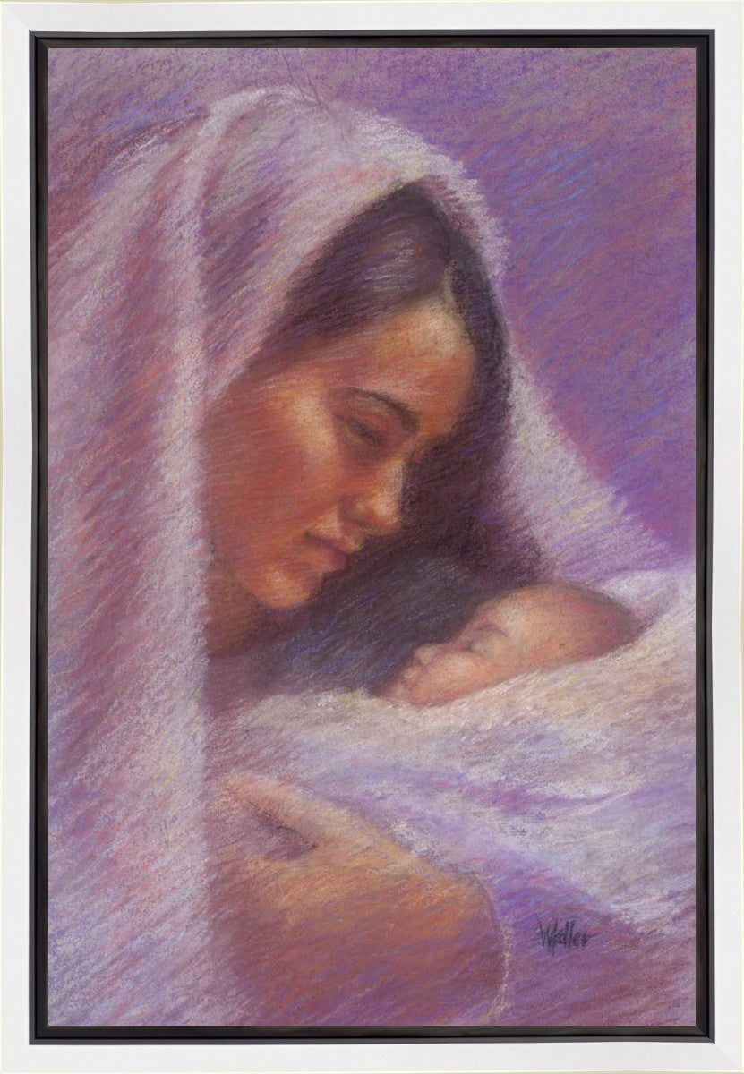 Mary & Jesus Pastel Gallery Wrap