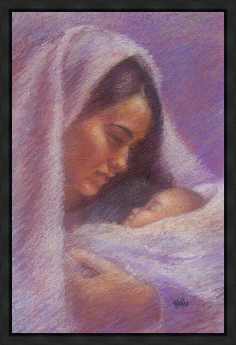 Mary & Jesus Pastel Gallery Wrap