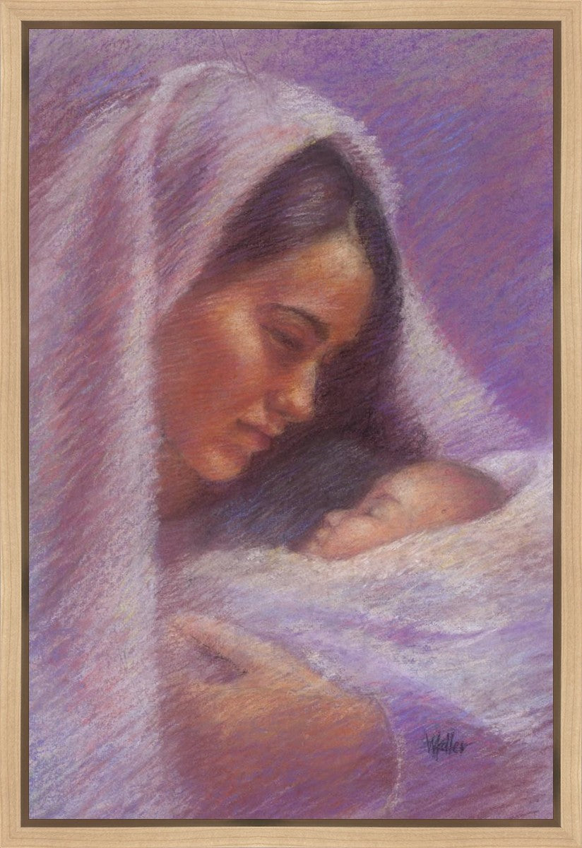 Mary & Jesus Pastel Gallery Wrap